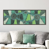 Our Artists&#039; Collection Yirringarni Green Waterhole Printed Wall Art