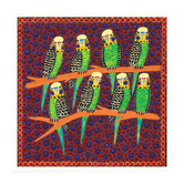 Our Artists&#039; Collection Budgies Printed Wall Art