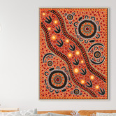 Our Artists&#039; Collection Family Camping Out Printed Wall Art
