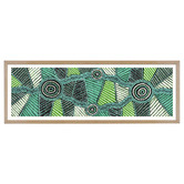Our Artists&#039; Collection Yirringarni Green Waterhole Printed Wall Art