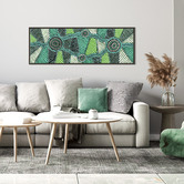 Our Artists&#039; Collection Yirringarni Green Waterhole Printed Wall Art