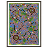 Our Artists&#039; Collection Family Picking Bush Bananas Printed Wall Art