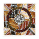 Our Artists&#039; Collection Japarra Natural Ochre Printed Wall Art