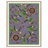 Our Artists&#039; Collection Family Picking Bush Bananas Printed Wall Art