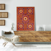 Our Artists&#039; Collection Out Bush Telling Stories Printed Wall Art