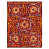Our Artists&#039; Collection Out Bush Telling Stories Printed Wall Art
