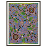 Our Artists&#039; Collection Family Picking Bush Bananas Printed Wall Art