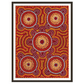 Our Artists&#039; Collection Out Bush Telling Stories Printed Wall Art