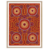 Our Artists&#039; Collection Out Bush Telling Stories Printed Wall Art