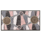 Our Artists' Collection Pink Yirringarni Waterhole Printed Wall Art
