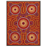 Our Artists&#039; Collection Out Bush Telling Stories Printed Wall Art