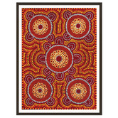 Our Artists&#039; Collection Out Bush Telling Stories Printed Wall Art