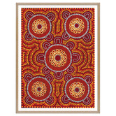 Our Artists&#039; Collection Out Bush Telling Stories Printed Wall Art