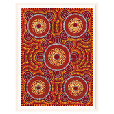Our Artists&#039; Collection Out Bush Telling Stories Printed Wall Art