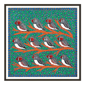 Our Artists' Collection Zebra Finches Printed Wall Art