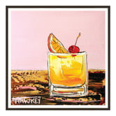 Our Artists' Collection Amaretto Sour &amp; Orange Printed Wall Art