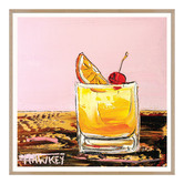 Our Artists' Collection Amaretto Sour &amp; Orange Printed Wall Art