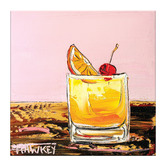 Our Artists' Collection Amaretto Sour &amp; Orange Printed Wall Art