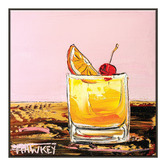 Our Artists' Collection Amaretto Sour &amp; Orange Printed Wall Art