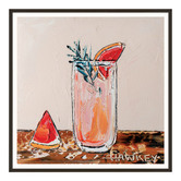 Our Artists&#039; Collection Grapefruit Cocktail Printed Wall Art