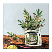 Our Artists&#039; Collection Rosemary &amp; Lemon Printed Wall Art
