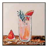 Our Artists&#039; Collection Grapefruit Cocktail Printed Wall Art
