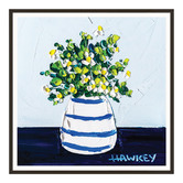 Our Artists' Collection Navy Girl in the Country Printed Wall Art