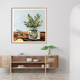 Our Artists&#039; Collection Rosemary &amp; Lemon Printed Wall Art