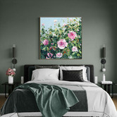 Our Artists' Collection Pink Roses Printed Wall Art