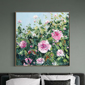 Our Artists' Collection Pink Roses Printed Wall Art