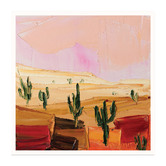 Our Artists&#039; Collection Desert Cacti Printed Wall Art