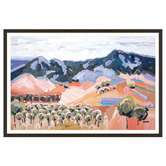Our Artists' Collection Macedon Vineyard Printed Wall Art