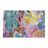 Our Artists&#039; Collection Golden Flowers Printed Wall Art