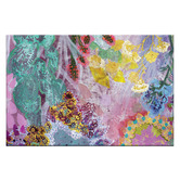 Our Artists&#039; Collection Golden Flowers Printed Wall Art