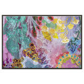 Our Artists&#039; Collection Golden Flowers Printed Wall Art