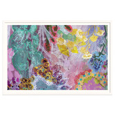 Our Artists&#039; Collection Golden Flowers Printed Wall Art