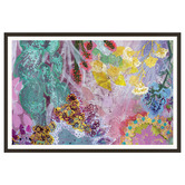 Our Artists&#039; Collection Golden Flowers Printed Wall Art