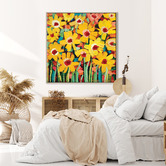 Our Artists' Collection JayaS Daisies Wall Art