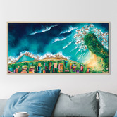 Our Artists&#039; Collection Morning Coffee at Shelly Beach Printed Wall Art