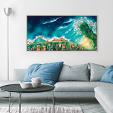 Our Artists&#039; Collection Morning Coffee at Shelly Beach Printed Wall Art