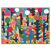Our Artists' Collection Sashiko Forest Printed Wall Art