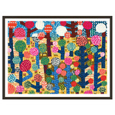 Our Artists' Collection Sashiko Forest Printed Wall Art