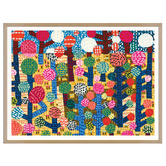 Our Artists' Collection Sashiko Forest Printed Wall Art