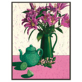 Our Artists&#039; Collection Star Lilies, Tea &amp; Limes Printed Wall Art