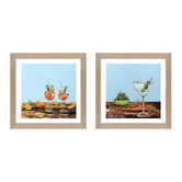 Our Artists' Collection Bittersweet Spirits Framed Paper Print Wall Art Diptych