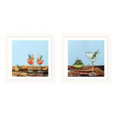 Our Artists' Collection Bittersweet Spirits Framed Paper Print Wall Art Diptych