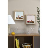 Our Artists' Collection 2 Piece Summer Fizz &amp; Fruit Delight Framed Paper Print Wall Art Set