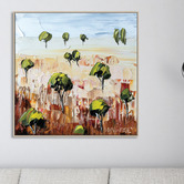 Our Artists' Collection Colourful Land III Canvas Wall Art