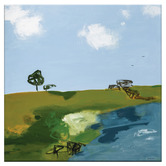 Our Artists' Collection Countryside Reflection Canvas Wall Art