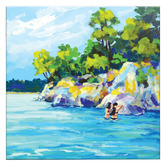 Our Artists' Collection Afternoon Dip Canvas Wall Art